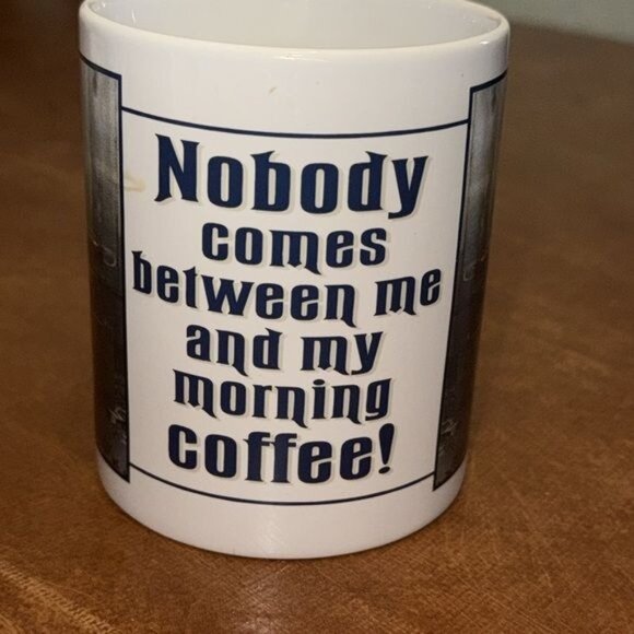 Vintage Ceramic Mug With Sassy Coffee Quote & Art By David M. Logan - Picture 2 of 6